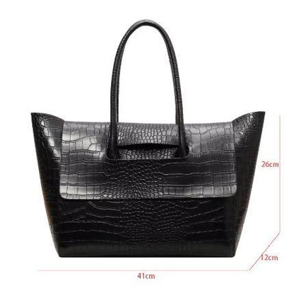 Genuine Leather Handbag - Clove