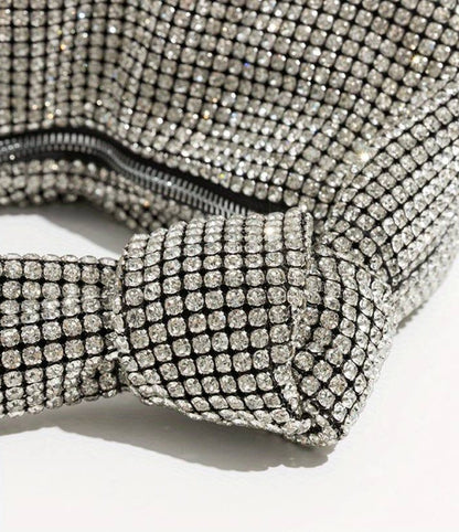 Fabiana Glitter Baguette Bag