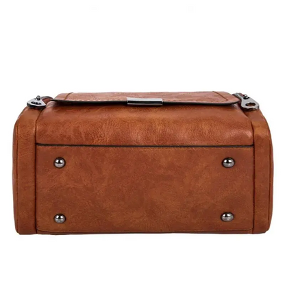 Genuine Leather Handbag - Vaena