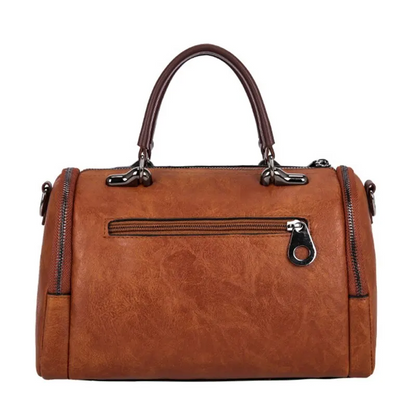 Genuine Leather Handbag - Vaena