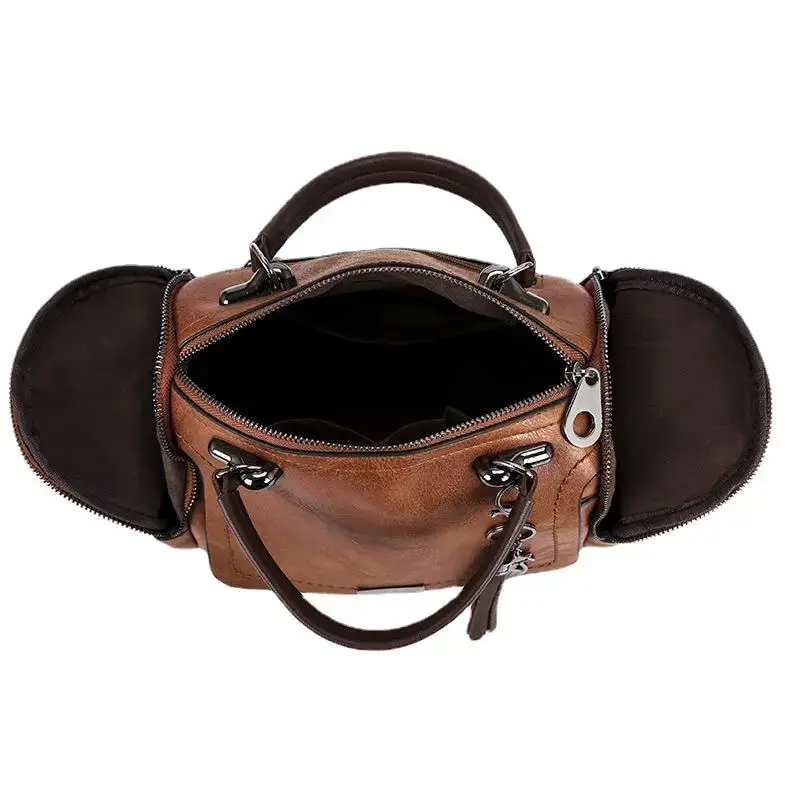 Genuine Leather Handbag - Vaena