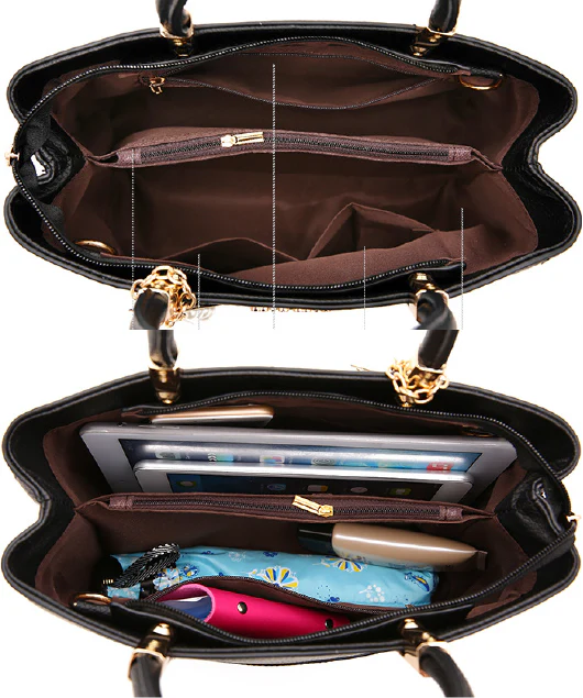 Genuine Leather Handbag - Jael