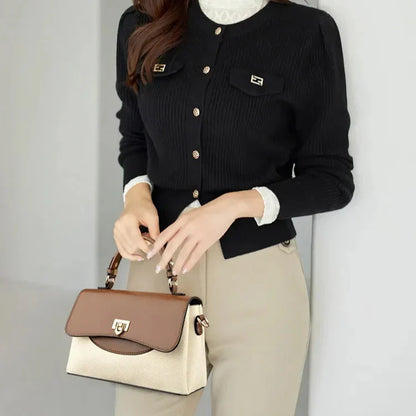 Handbag in Genuine Leather - Luxary
