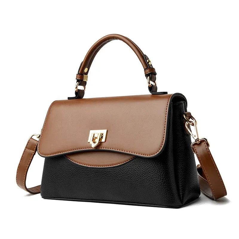 Handbag in Genuine Leather - Luxary