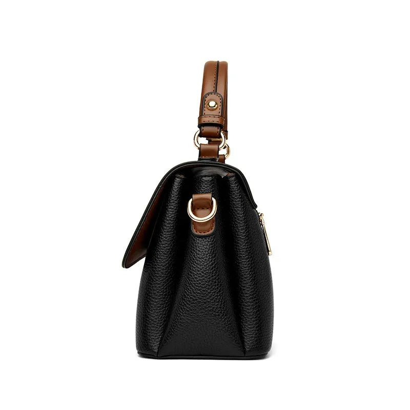 Handbag in Genuine Leather - Luxary