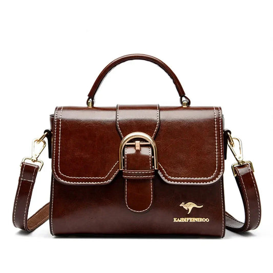 Handbag in Genuine Leather - Nyra