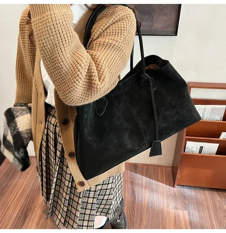 Suede Handbag - Zarine
