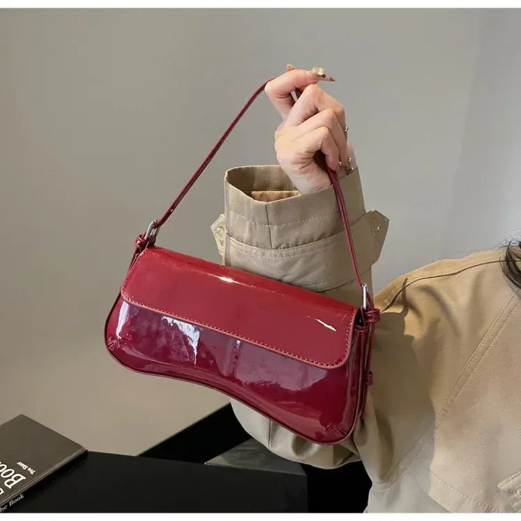 Leather Handbag - Dahlia
