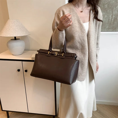 Genuine Leather Handbag - Faye