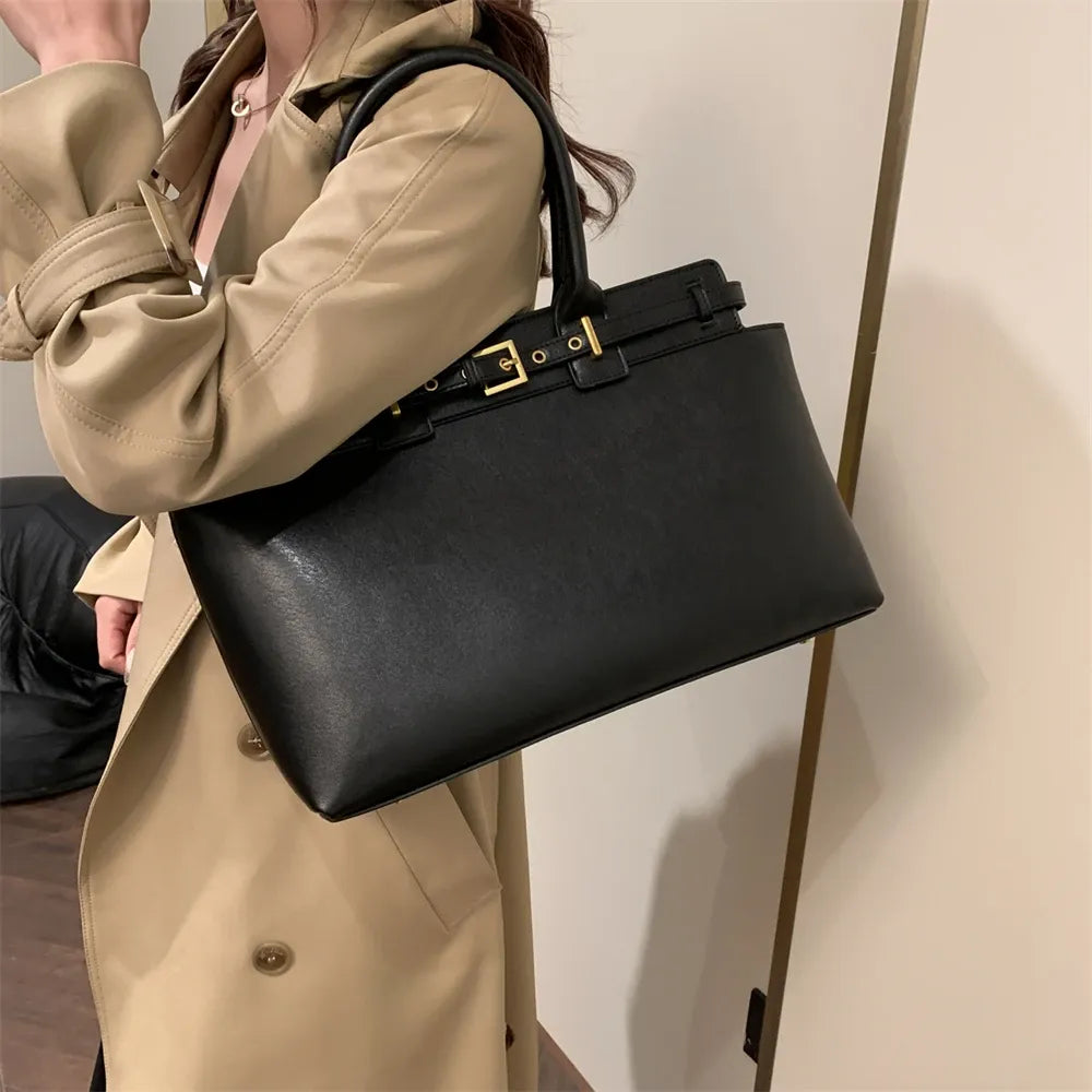 Genuine Leather Handbag - Faye
