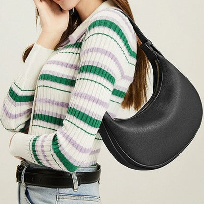 Genuine Leather Handbag - Ivy