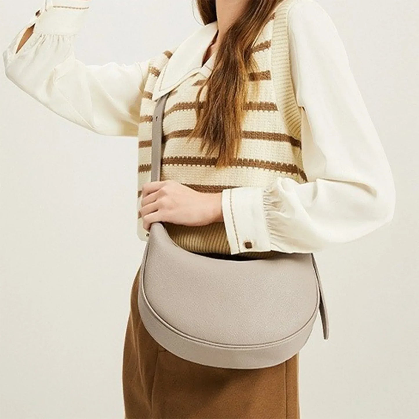 Genuine Leather Handbag - Ivy