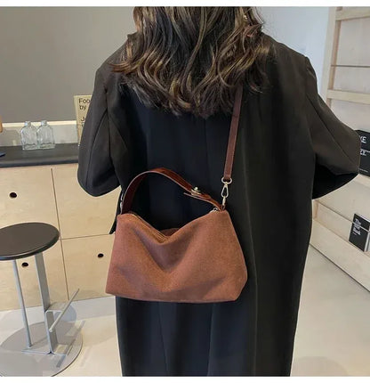 Suede Handbag - Yara