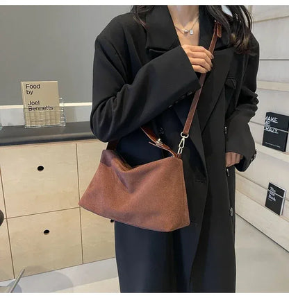 Suede Handbag - Yara