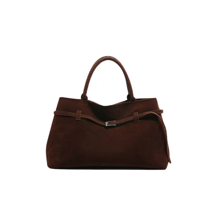 Women's Suede Tote Handbag - Esmé