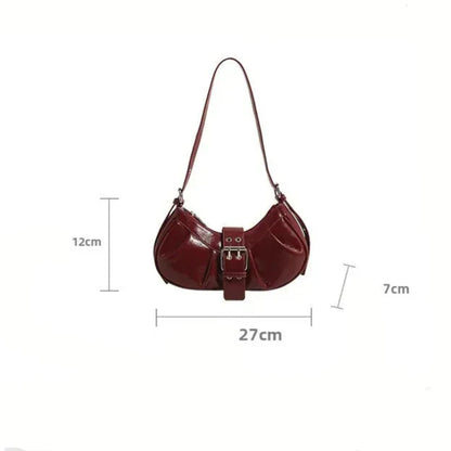 Small Genuine Leather Handbag - Az