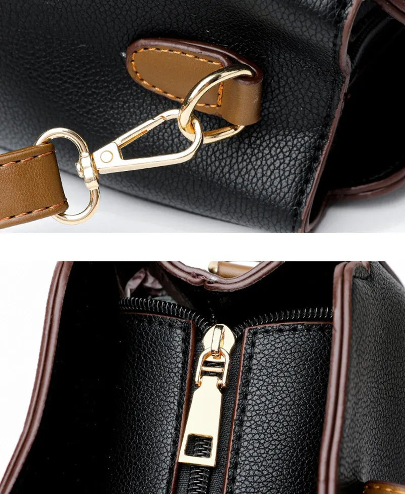 Genuine Leather Handbag - Masy