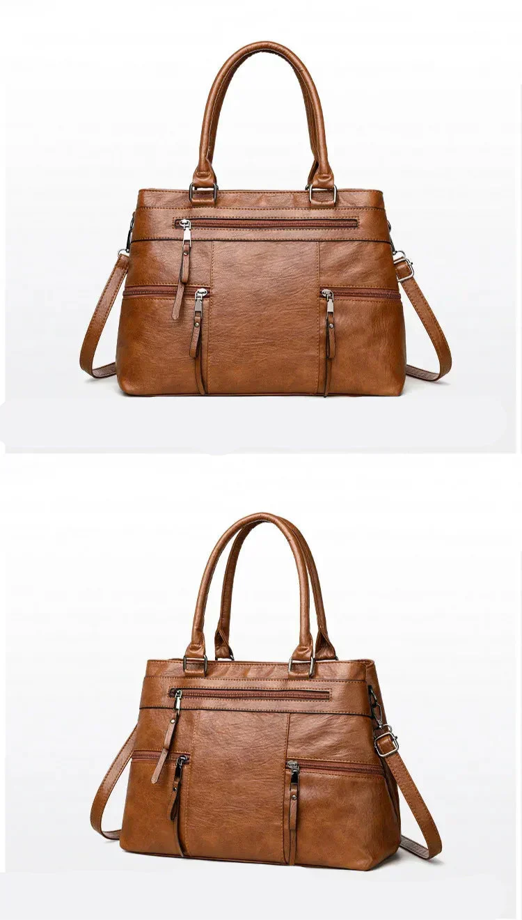 Handbag in Genuine Leather - Verse