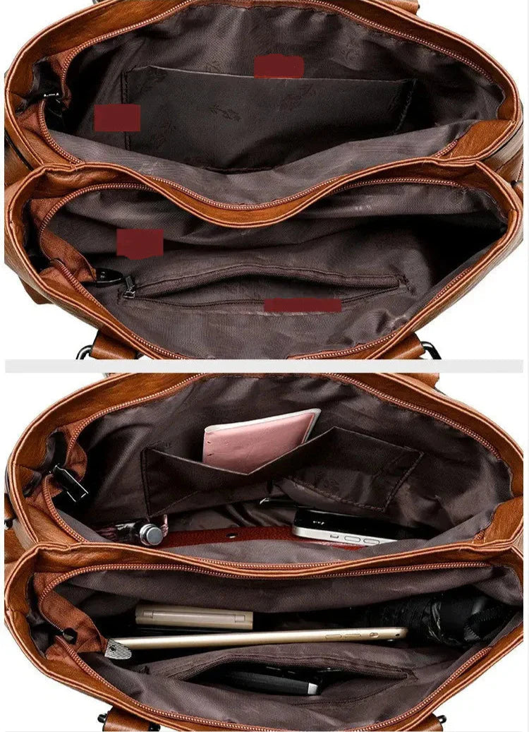 Handbag in Genuine Leather - Verse