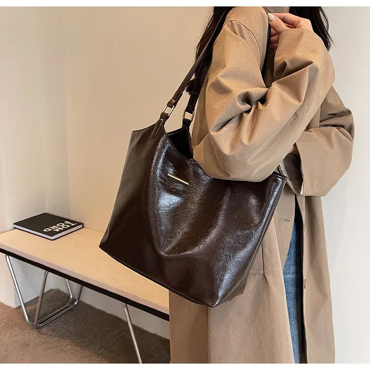 Genuine Leather Handbag - Bless