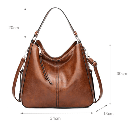 Genuine Leather Handbag - Mila