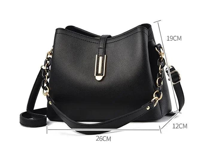 Genuine Leather Handbag - Brail