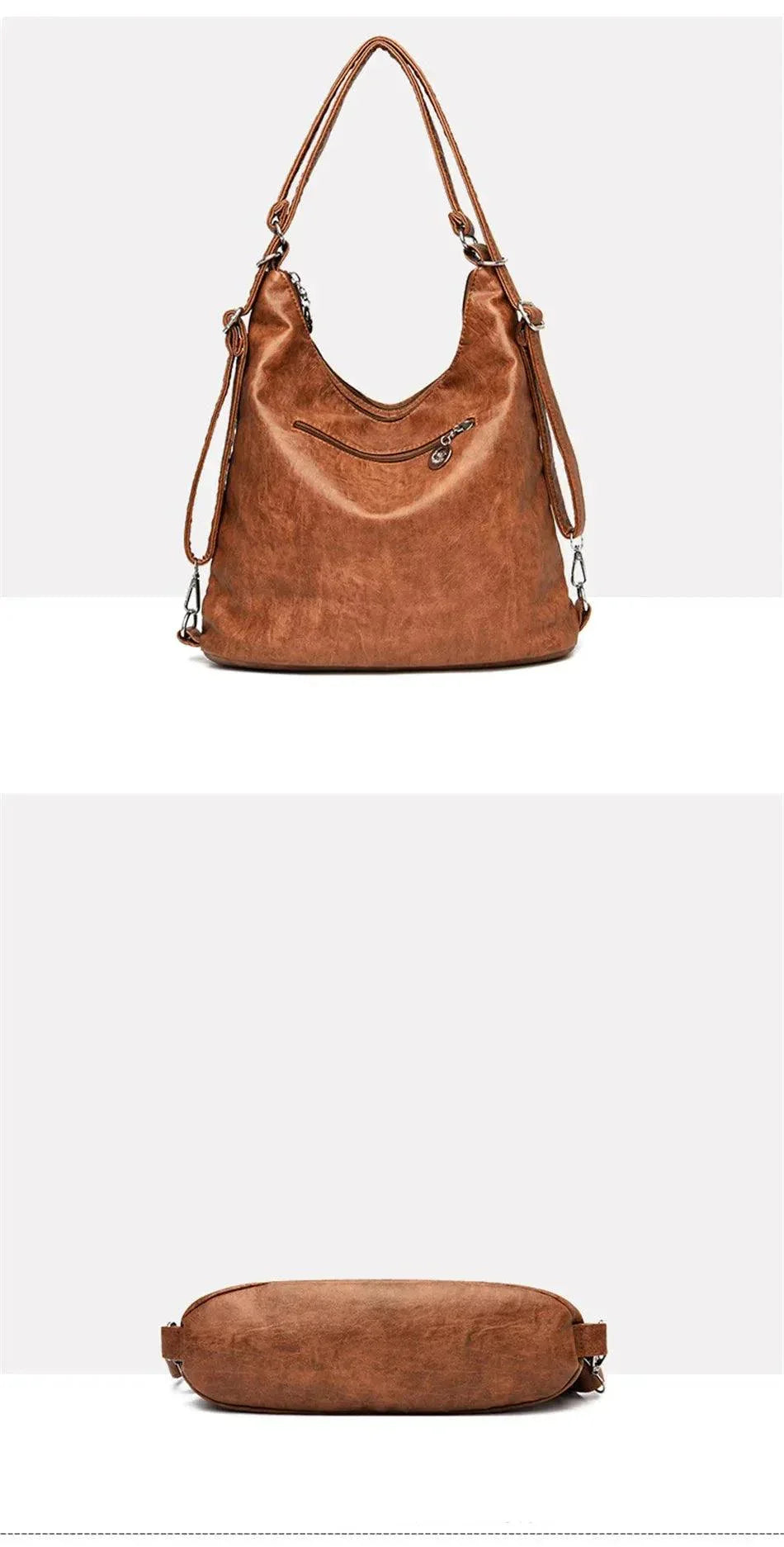 Genuine Leather Women's Handbag - Lim