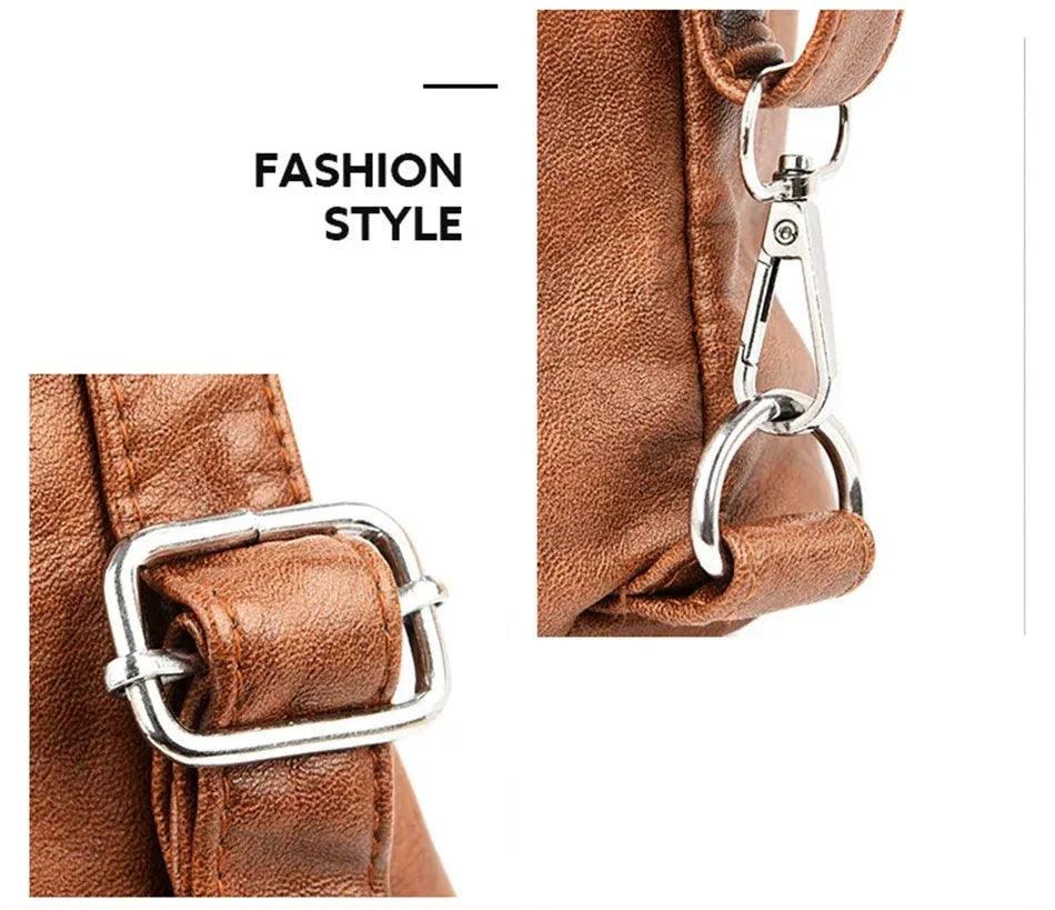 Genuine Leather Women's Handbag - Lim