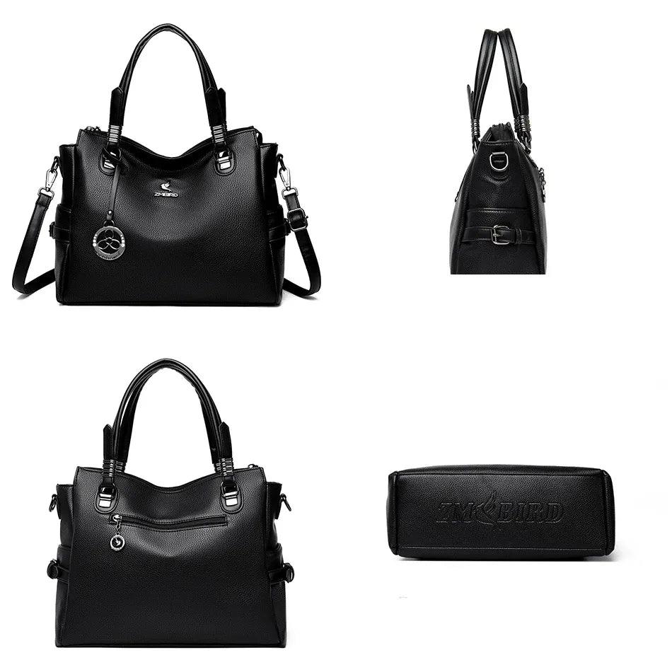 Genuine Leather Handbag - Helena