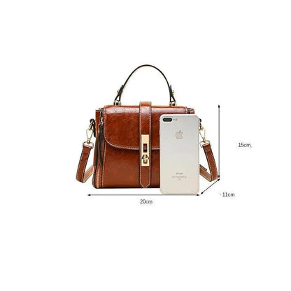 Genuine Leather Handbag - Nina