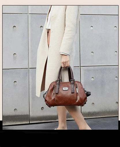 Genuine Leather Handbag - Alice