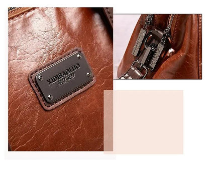 Genuine Leather Handbag - Alice