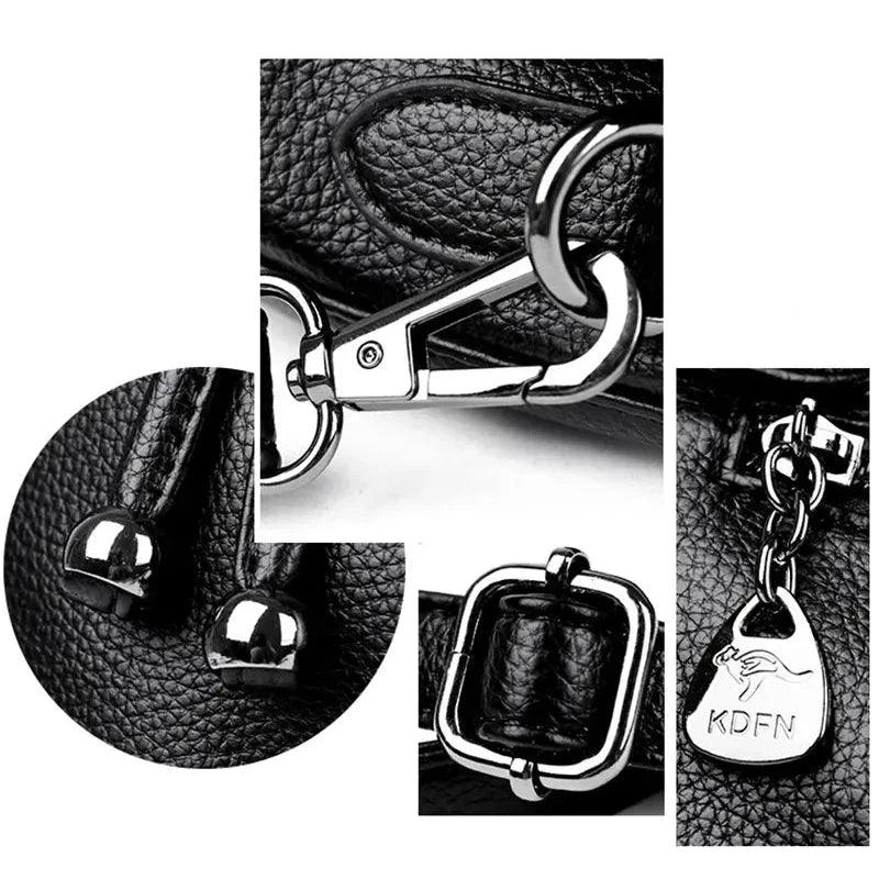 Genuine Leather Women's Handbag - Valentina