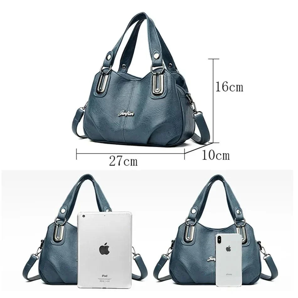 Genuine Leather Handbag - Bianca