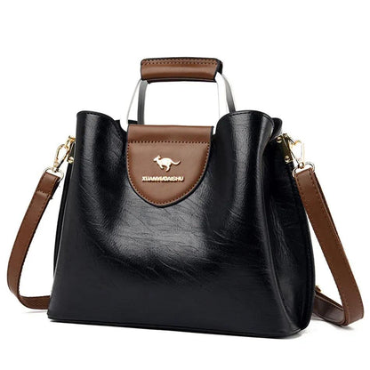 Genuine Leather Handbag - Maya