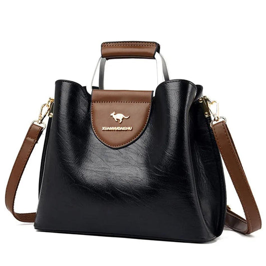 Genuine Leather Handbag - Maya