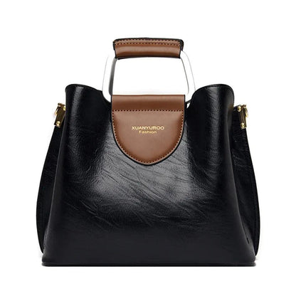 Genuine Leather Handbag - Maya