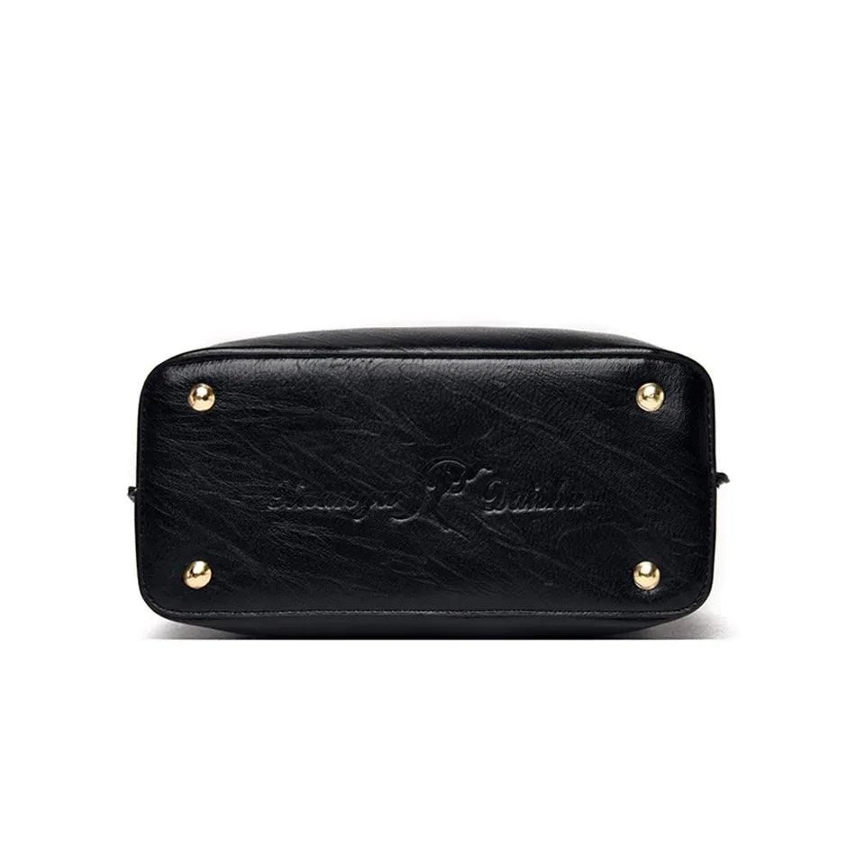 Genuine Leather Handbag - Maya