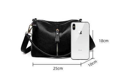 Genuine Leather Handbag - Tatiana