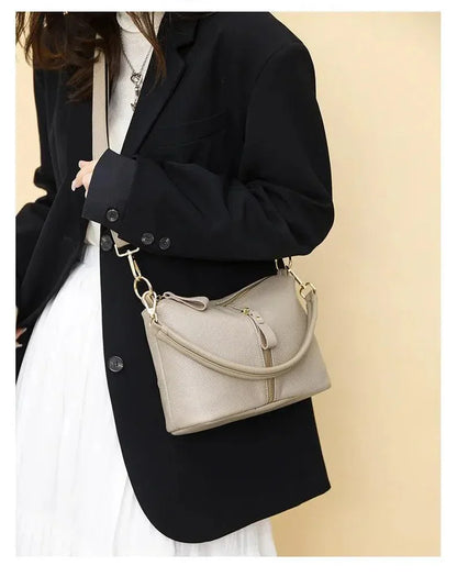 Genuine Leather Handbag - Tatiana