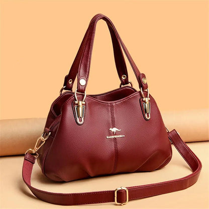 Genuine Leather Handbag - Uiva