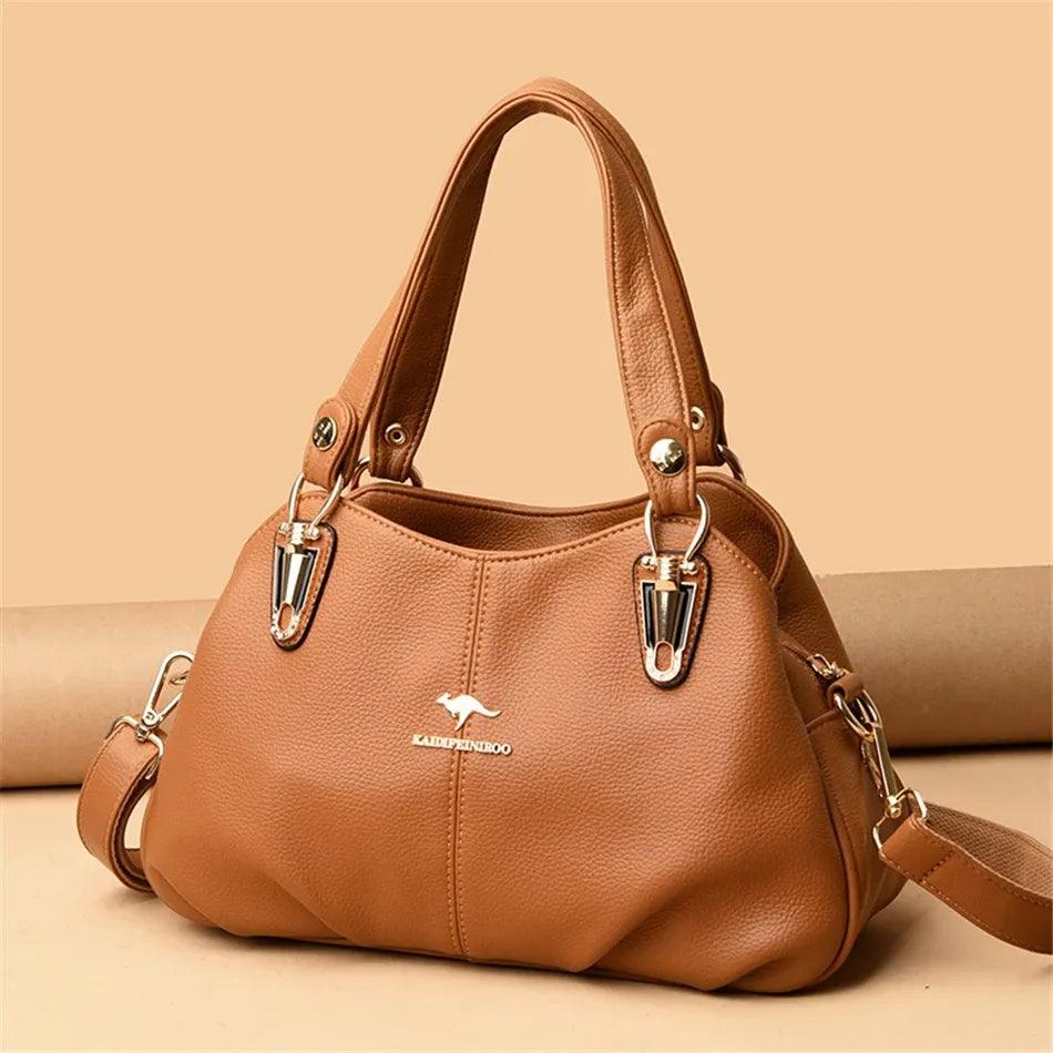 Genuine Leather Handbag - Uiva