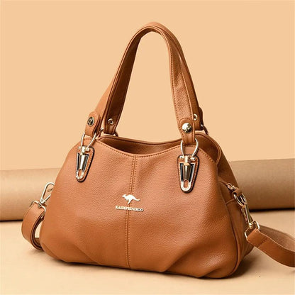 Genuine Leather Handbag - Uiva