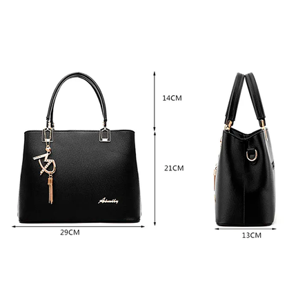 Leather Handbag - Zayna